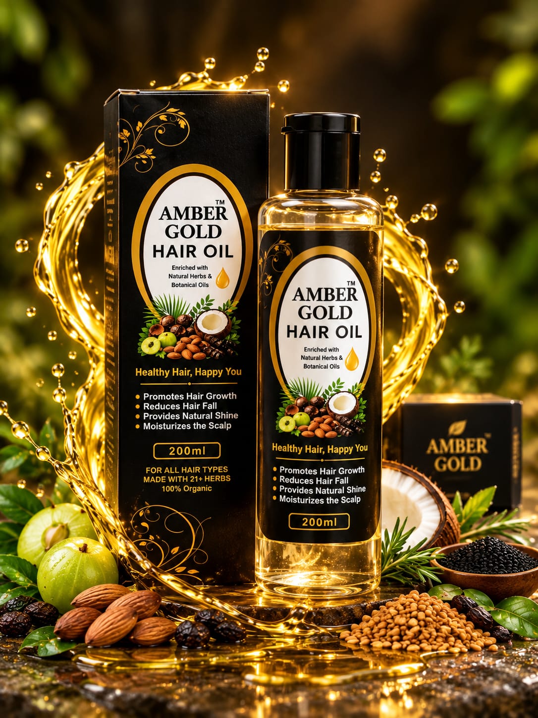 AmberGold® Hair Oil- 200ml