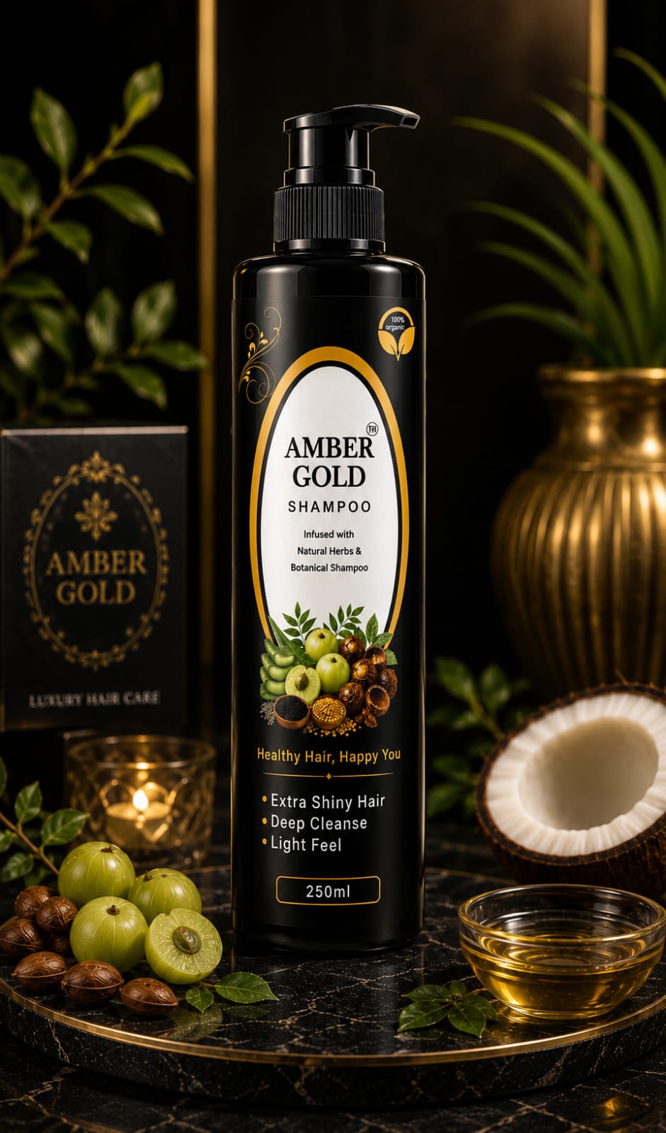 AmberGold® Herbal Shampoo 250ml